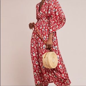 Anthropologie Marie cinched caftan by Rujuta Sheth- one size